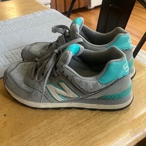 New Balance 574, lightly used.